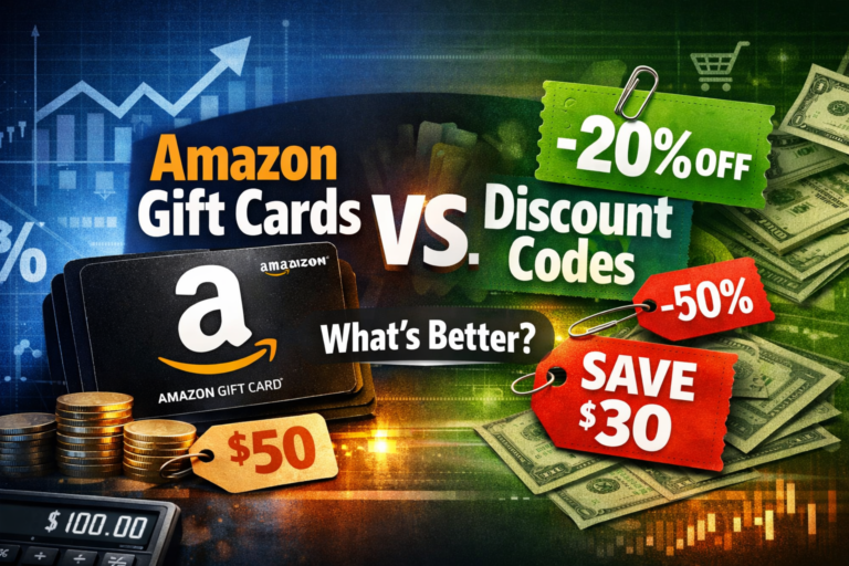 Amazon Gift Cards vs Discount Codes: What’s Better?